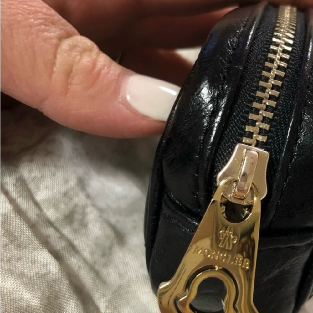 Moncler Black Mini Coin Purse Perfect Stocking Stuffer! - Picture 10 of 10